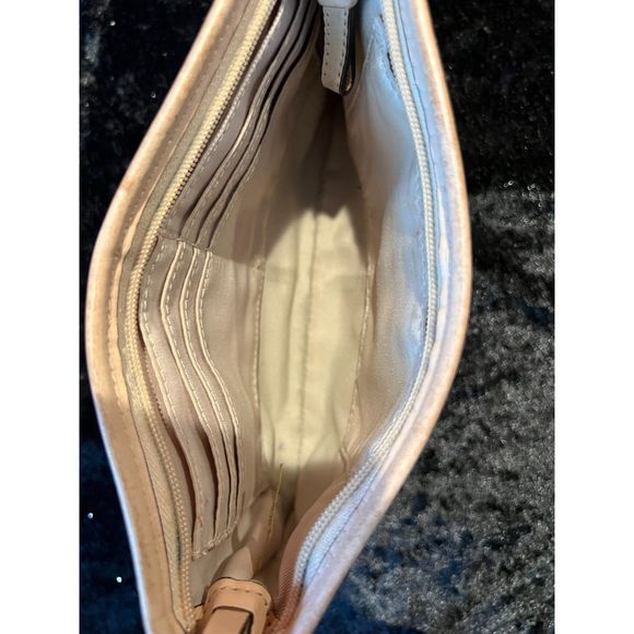 Coach Silver & Pink Leather Hand Bag Clutch Purse - Picture 5 of 5